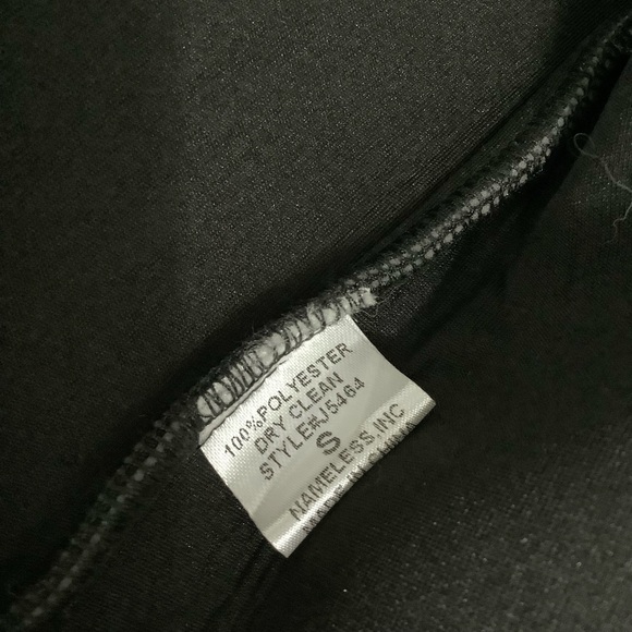 Nameless Men’s Black Neoprene Minimalist Zip up jacket Size S - Picture 5 of 12